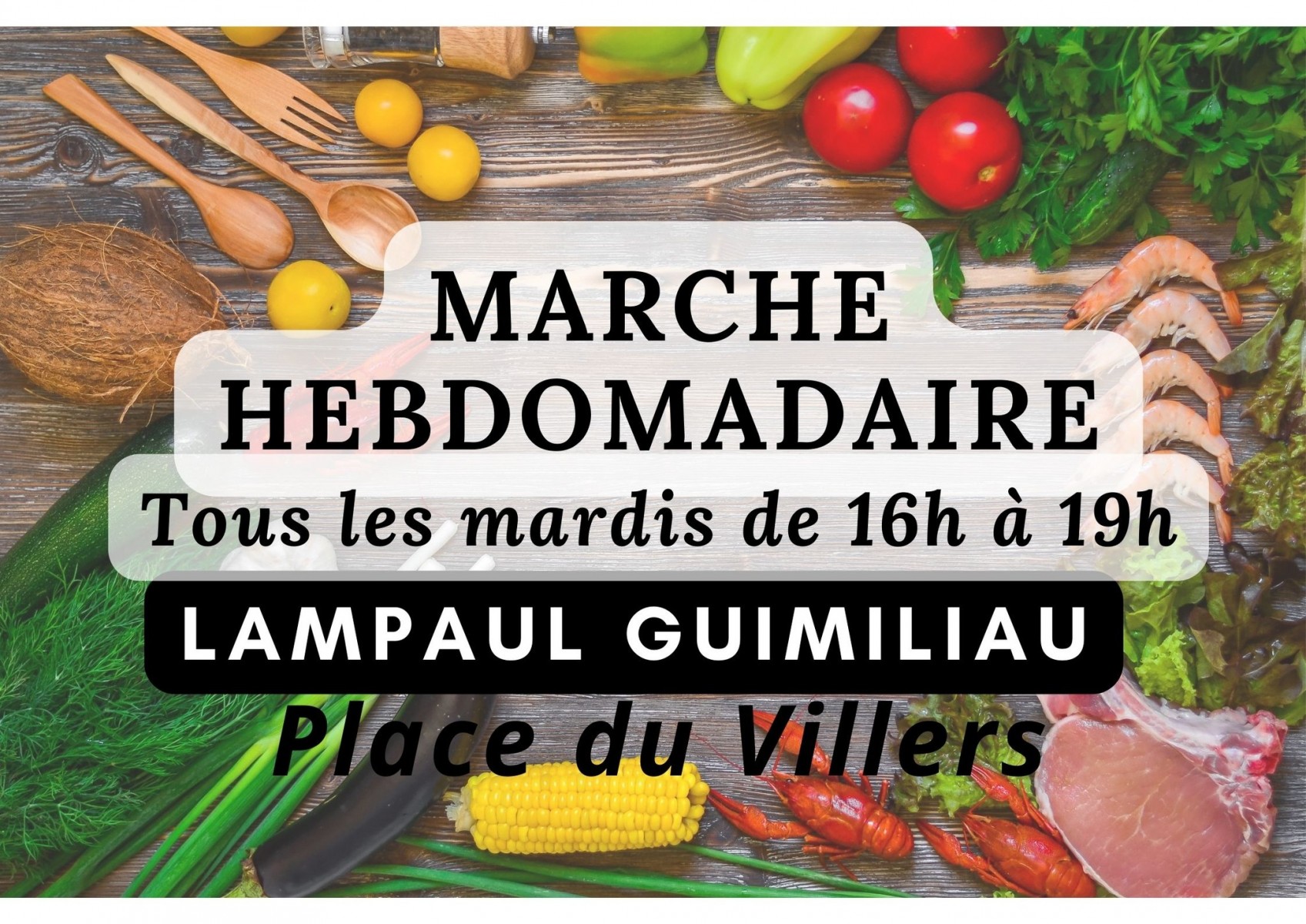Le marché hebdomadaire